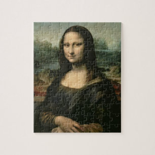 Mona Lisa, c.1503-6 (oil on panel) Jigsaw Puzzle
