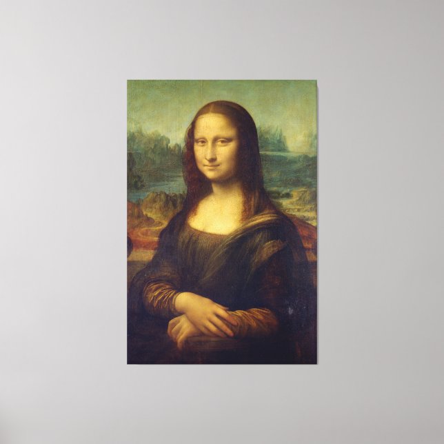Mona Lisa Canvas Print (Front)
