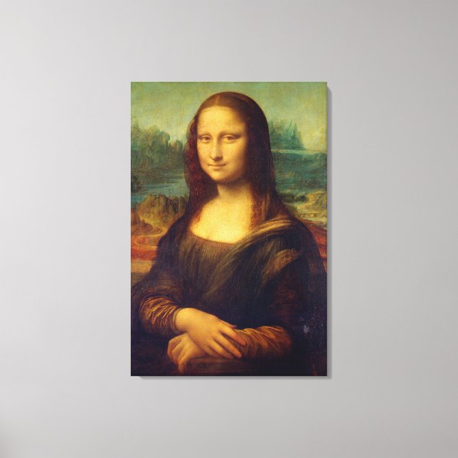 Mona Lisa Canvas Print (Front)