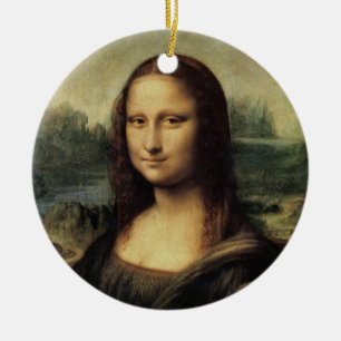 Mona Lisa Ceramic Tree Decoration