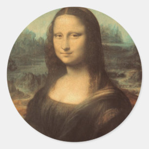 Mona Lisa Classic Round Sticker