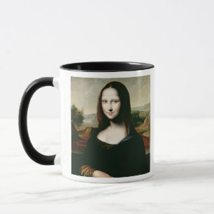 Mona Lisa, copy of the painting by Leonardo da Vin Mug
