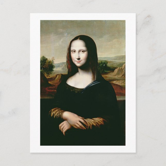 Mona Lisa, copy of the painting by Leonardo da Vin Postcard (Front)