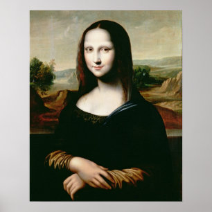 Mona Lisa, copy of the painting by Leonardo da Vin Poster