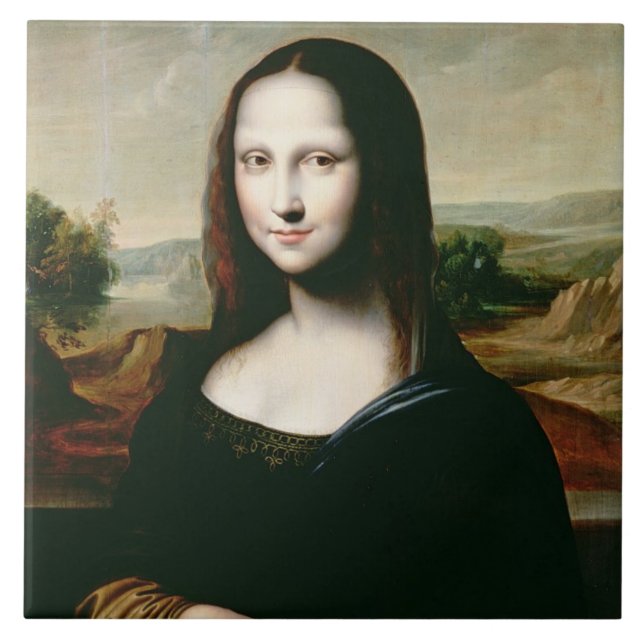 Mona Lisa, copy of the painting by Leonardo da Vin Tile (Front)