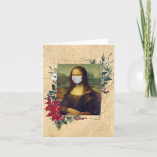 Mona Lisa Covid 2020 Christmas Holiday Card