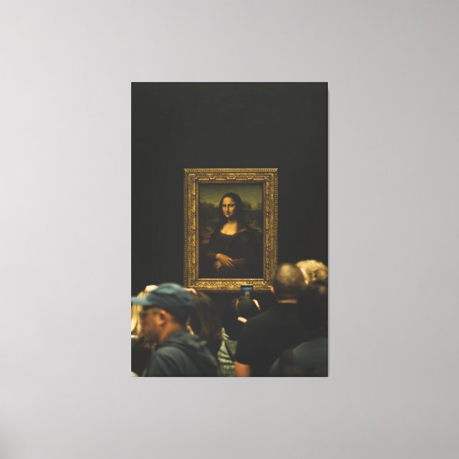 Mona Lisa Davinci Photo Canvas Art   (Front)