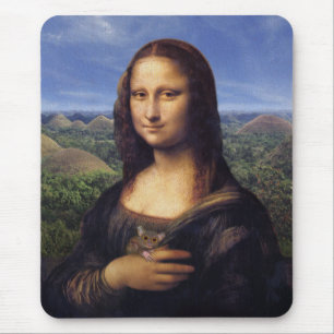 Mona Lisa de Bohol Mouse Mat