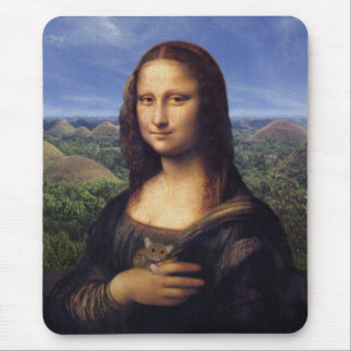 Mona Lisa de Bohol Mouse Mat