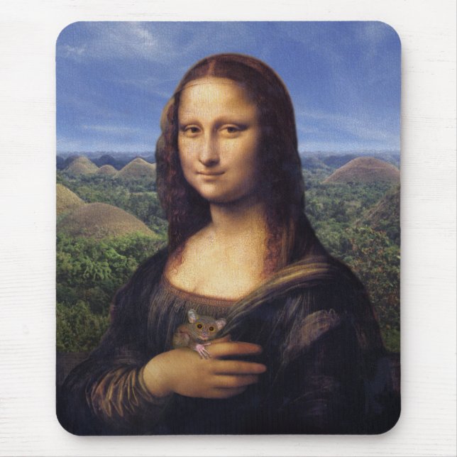 Mona Lisa de Bohol Mouse Mat (Front)
