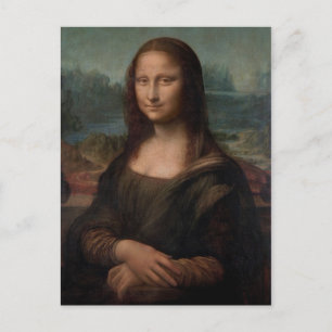 Mona Lisa del Giocondo Postcard