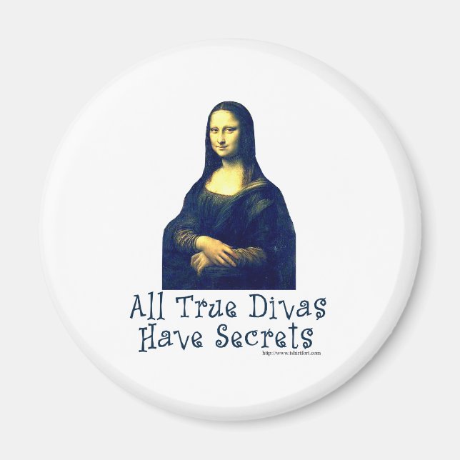 Mona Lisa Diva Secrets Magnet (Front)