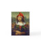 Mona Lisa Elf Christmas Card