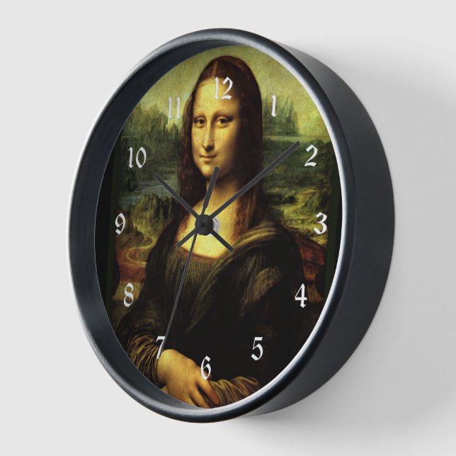 Mona Lisa, famous painting, Clock (Angle)