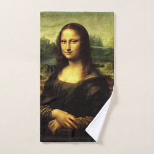 Mona Lisa, famous painting, Hand Towel