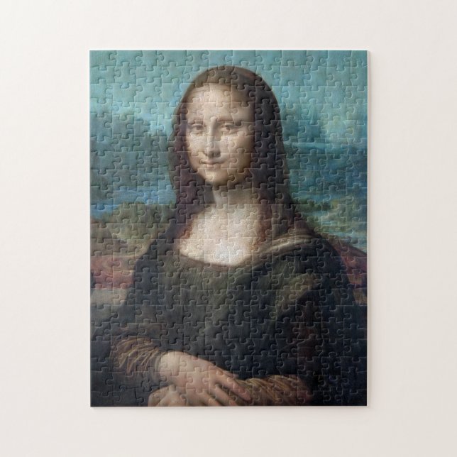 Mona Lisa Famous Visual Arts Leonardo da Vinci Dai Jigsaw Puzzle (Vertical)