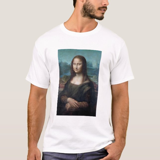 Mona Lisa Famous Visual Arts Leonardo da Vinci Pai T-Shirt (Front)