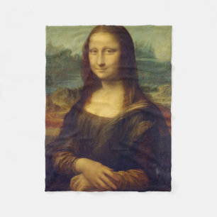 Mona Lisa Fleece Blanket
