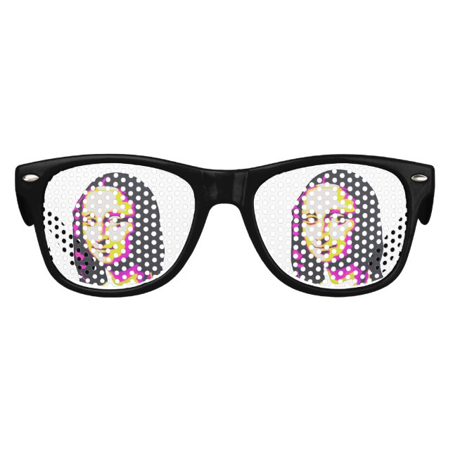 MONA LISA FUNNY PARTY SUNGLASSES   (Front)