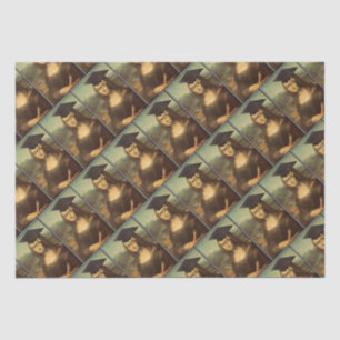 Mona Lisa Glasses Graduation Tissue Paper