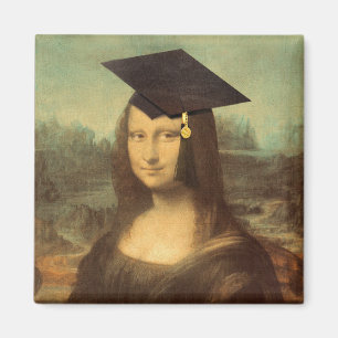 Mona Lisa Graduation Magnet