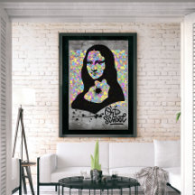 Mona Lisa Graffiti Street Art Pop Culture