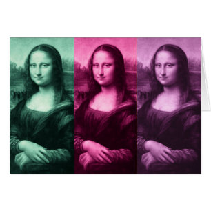 Mona Lisa Green Pink Purple