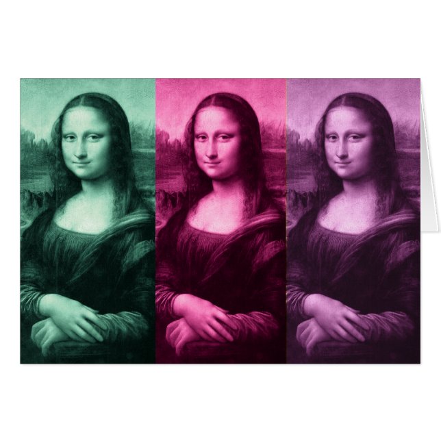 Mona Lisa Green Pink Purple (Front Horizontal)