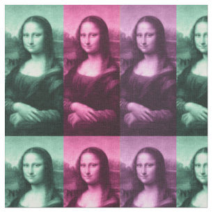 Mona Lisa Green Pink Purple Fabric