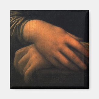 Mona Lisa - hands Magnet