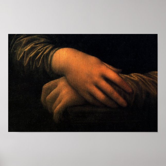 Mona Lisa - hands Poster (Front)