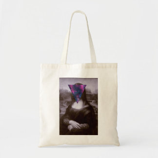 Mona lisa hipster. tote bag