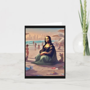 Mona Lisa Holidays In Dubai Sticker  Card