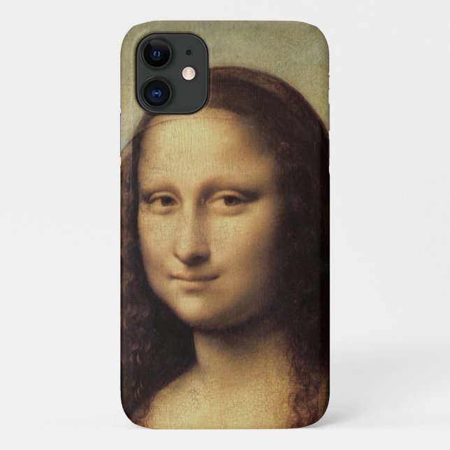 Mona Lisa in detail by Leonardo daVinci Case-Mate iPhone Case (Back)
