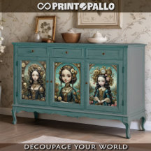 Mona Lisa in steampunk doll version