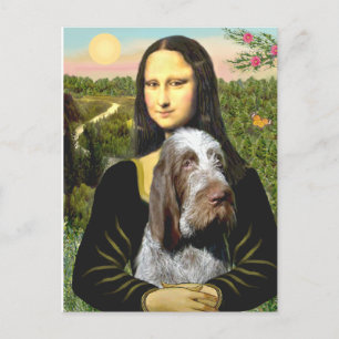 Mona Lisa - Italian Spinone (roan 10) Postcard