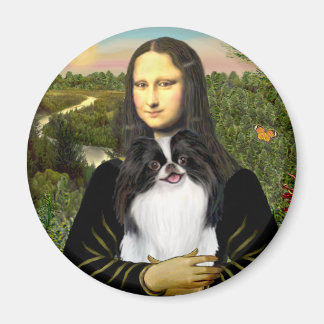 Mona Lisa - Japanese Chin 3 Magnet