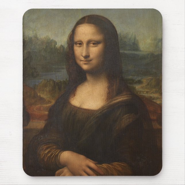 Mona Lisa (La Gioconda) Mouse Mat (Front)