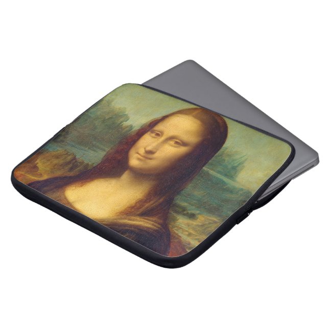 Mona Lisa Laptop Sleeve (Front Top)