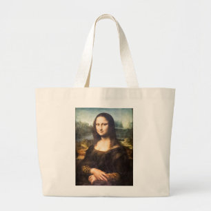 Mona Lisa Large Tote Bag