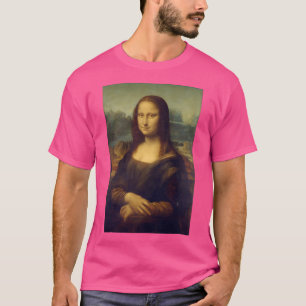 Mona Lisa (Leonardo) Baseball  Sleeve T-Shirt