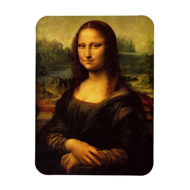 Mona Lisa ... Leonardo da Vinci ~ 1503-1517 Magnet (Vertical)