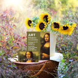 Mona Lisa, Leonardo Da Vinci, Art Classes Flyer<br><div class="desc">Mona Lisa,  Leonardo Da Vinci,  Art Teacher,  Art Class Advertising Flyer by The Business Card Store.</div>