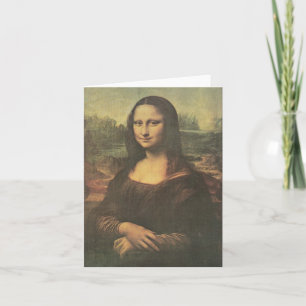 Mona Lisa Leonardo da Vinci Fine Art Card