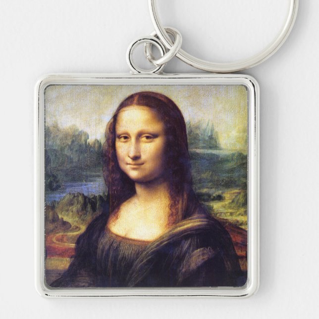 Mona Lisa, Leonardo da Vinci Key Ring (Front)