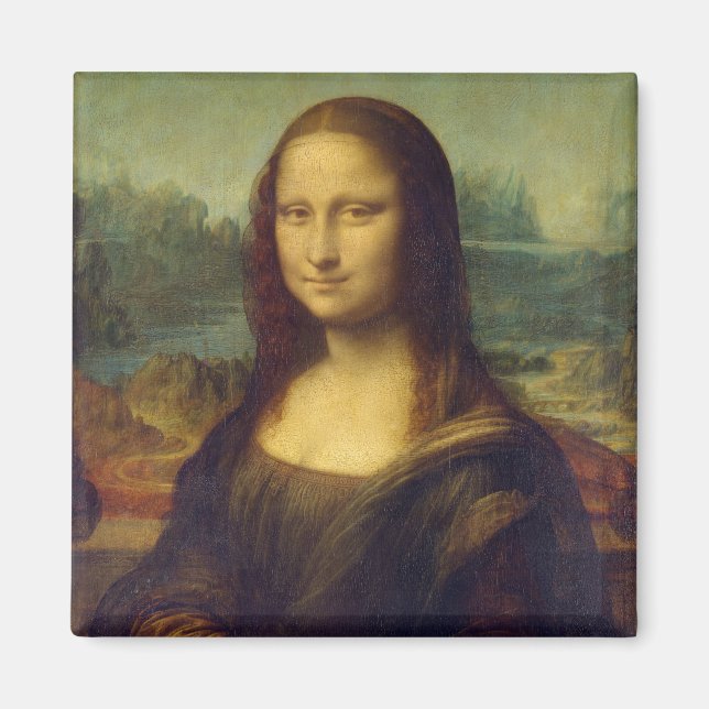 Mona Lisa, Leonardo da Vinci Magnet (Front)