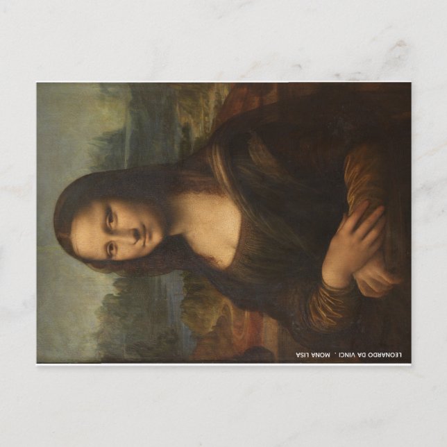 Mona Lisa Leonardo Da Vinci Postcard (Front)