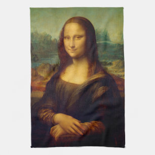 Mona Lisa   Leonardo da Vinci Tea Towel