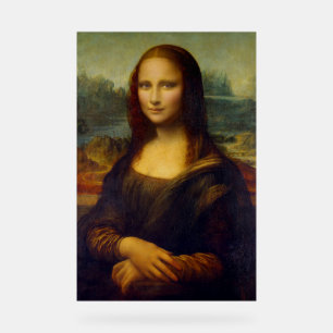 Mona Lisa Leonardo France Acrylic Sign