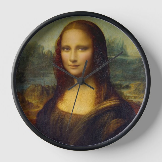 Mona Lisa Leonardo France Clock (Front)